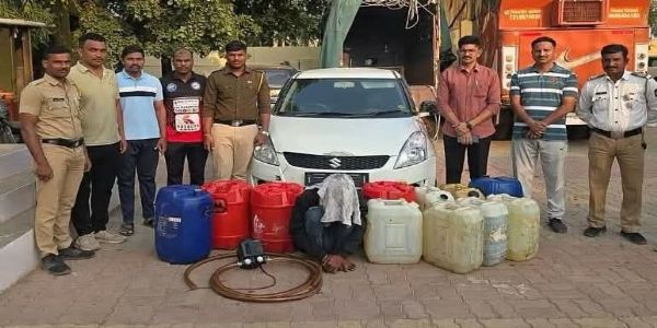 बीड - डिझेल चोरांच्या टोळीचा पर्दाफाश; बीएमडल्बु सह चार वाहने जप्त