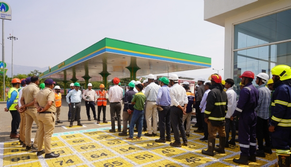 Joint mock drill in Vile-Bhagad for industrial safety