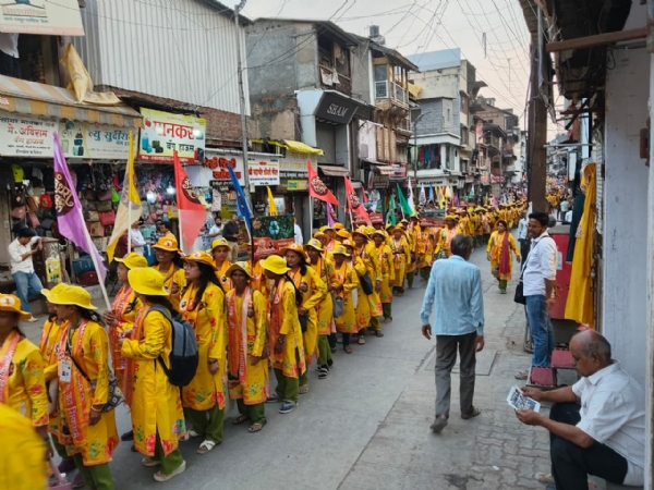 The grand procession of the