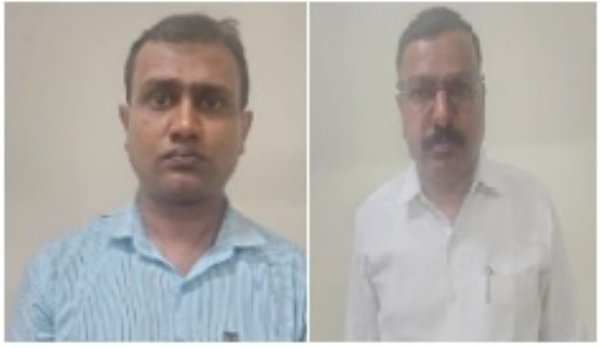 Bribe of ₹55,000 demanded; two nabbed by ACB while accepting ₹43,000.