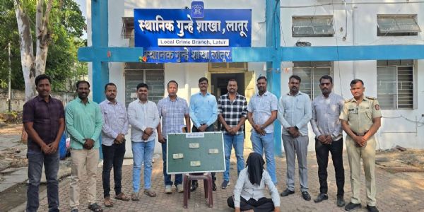 जि. प. अध्यक्षांच्या घरी झालेल्या चोरीच्या गुन्ह्याचा छडा लावण्यात लातूर पोलिसांना यश
