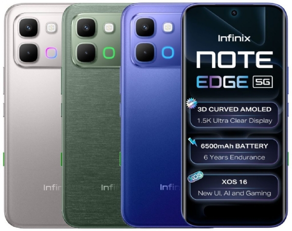 infinix note edge5g launched