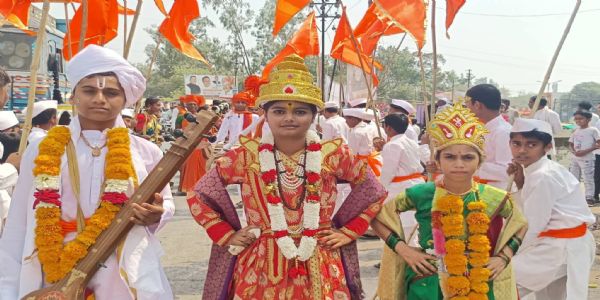 अहमदपूरमध्ये शिवजयंतीचा अभूतपूर्व जल्लोष; ऐतिहासिक मिरवणूक ठरली शहराचे आकर्षण