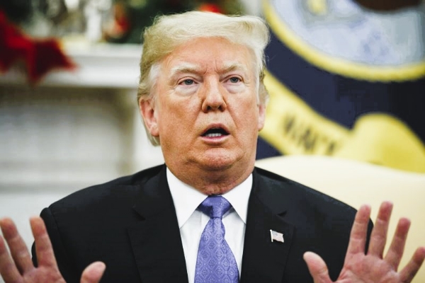 डोनाल्ड ट्रम्प संग्रहित फोटो