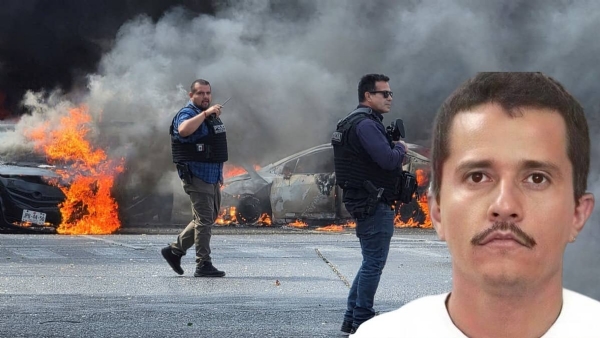 एल मेंचोच्या मृत्यूनंतर मेक्सिकोत हिंसाचाराची लाट एल मेंचोच्या मृत्यूनंतर मेक्सिकोत हिंसाचाराची लाट