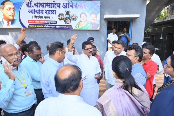 औंध - बोपोडी प्रभागातील महत्त्वाच्या प्रकल्पांना आयुक्तांची भेट; कामे तातडीने पूर्ण करण्याचे निर्देश