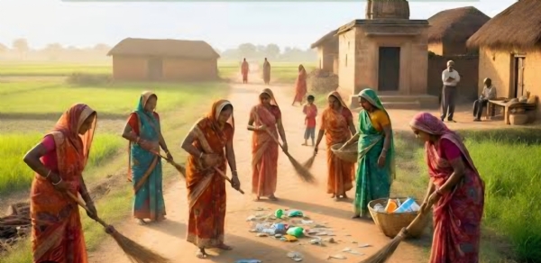 चिंचघर ग्रामपंचायतीचा प्लास्टिकमुक्त गावाचा निर्धार; स्वच्छता संदेश रॅलीला ग्रामस्थांचा उत्स्फूर्त प्रतिसाद