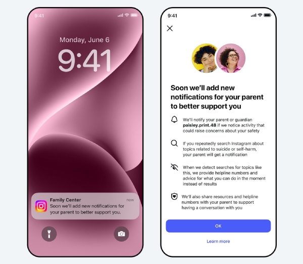 Meta to send parents alerts