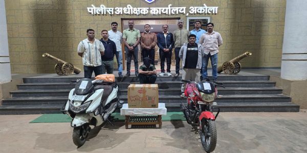 अकोला पोलिसांनी जप्त केला 18 किलो गांजा, आरोपी गजाआड