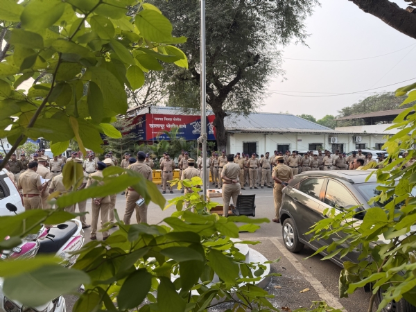 खालापूरात निवडणूक वातावरणात कडक पोलीस पहारा; अनुचित प्रकारांना थारा नाही