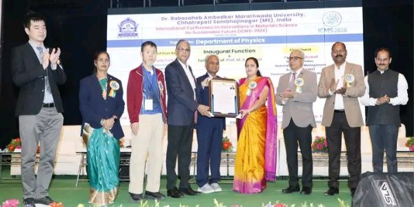 मराठवाडा विद्यापीठात आंतरराष्ट्रीय परिषदेचे उदघाटन , डॉ.शिरसाठ यांचा गौरव