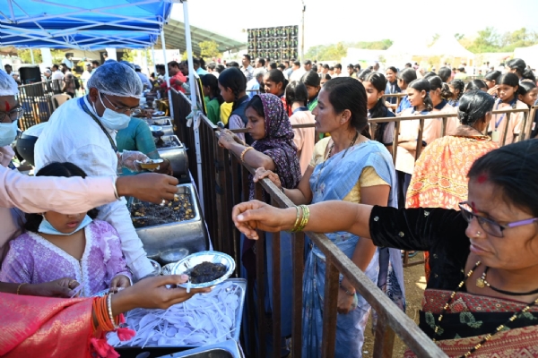 गडचिरोली कोया महोत्सव मध्ये नाचणीचा शिरा