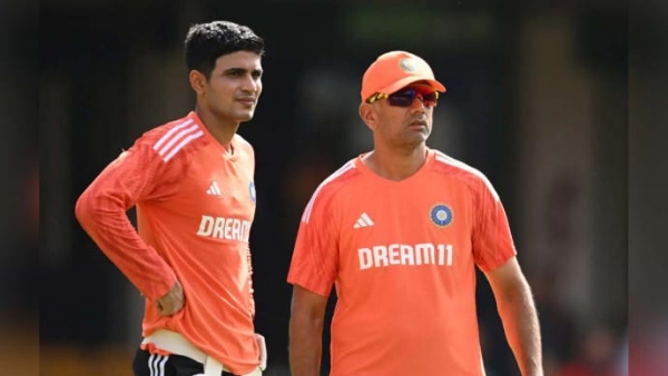 शुभमन गिल आणि राहुल द्रविड