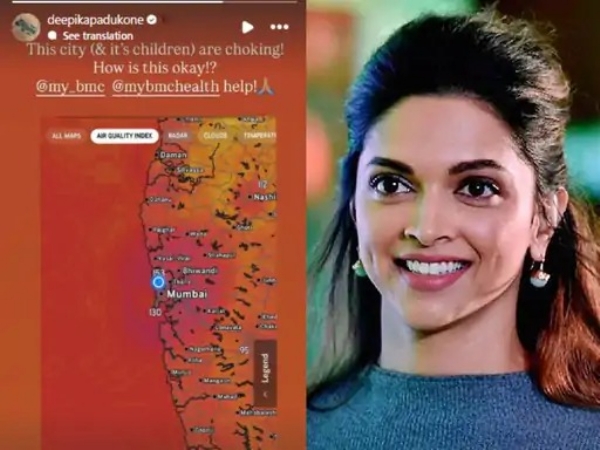 Deepika Padukone BMC Mumbai pollution Deepika Padukone BMC Mumbai pollution
