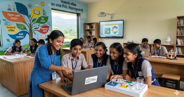 ४७ लाखांच्या निधीतून पालघर जिल्ह्यातील विद्यार्थ्यांचे भवितव्य उजळणार