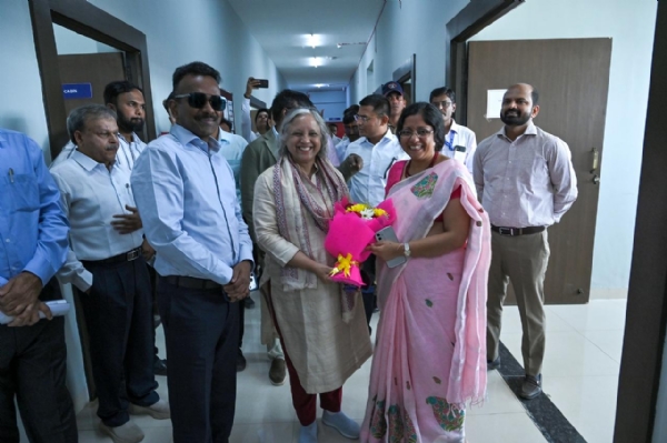 पीएम मित्रा टेक्सटाईल पार्कच्या पायाभूत सुविधांचा पहिला टप्पा पूर्ण; केंद्रीय सचिव नीलम शमी राव यांनी केली पाहणी