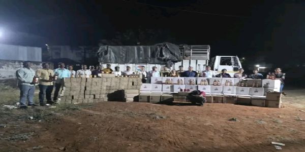 बीडमध्ये ५१ लाखांचे विदेशी मद्य जप्त; एक आरोपी अटकेत