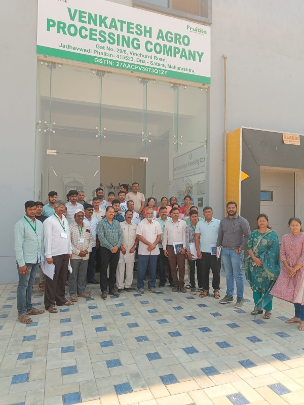 कोल्हापूर विभागातील शेतकऱ्यांचा अभ्यास दौरा