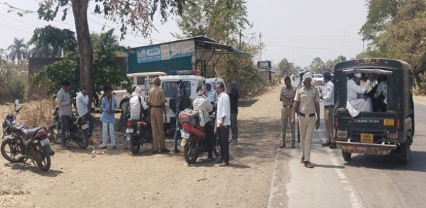 परतवाडा - बैतुल मार्गावर पोलिसांची ‘मार्च एंडिंग’ वसुली नागरीकांची तारांबळ