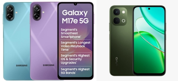Vivo T5x 5G and Samsung M17e 5G
