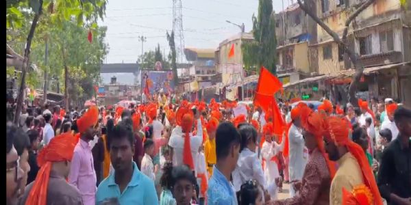 मानखुर्दमध्ये गुढी पाडव्यानिमित्त भव्य शोभायात्रा उत्साहात