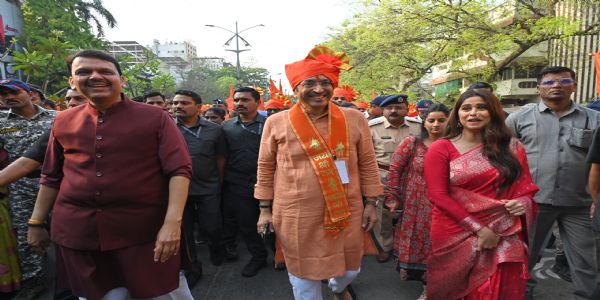 पंतप्रधानांच्या नेतृत्वात भारताची गुढी उंचच उंच जात राहो - मुख्यमंत्री