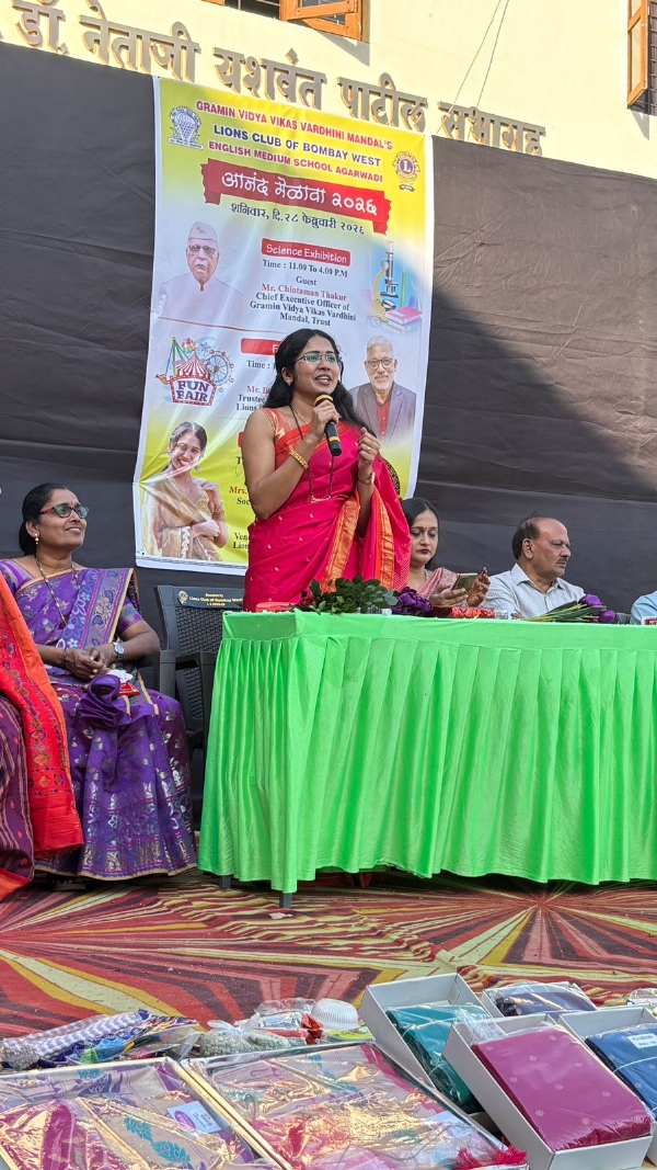 विज्ञान प्रदर्शन ते खेळ पैठणीचा; आगरवाडी शाळेत विद्यार्थ्यांचा व पालकांचा जल्लोष