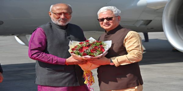 उपराष्ट्रपती सी.पी. राधाकृष्णन यांचे नागपुरात आगमन