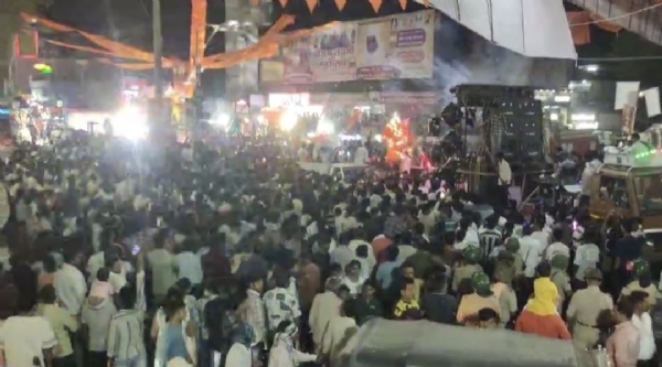 जय.. जय.. श्रीराम ... जयजयकाराने अंबानगरी दुमदुमली  सीताराम बाबा मंदिर ते गांधी चौकापर्यंत जोरदार जल्लोष