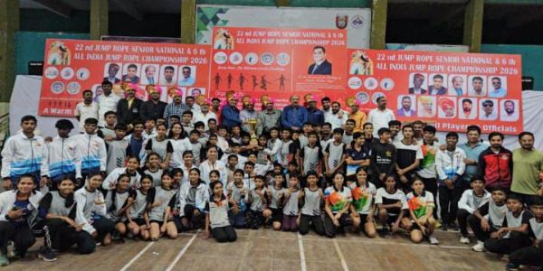 २२ व्या राष्ट्रीय जम्प-रोप स्पर्धेत महाराष्ट्राला दुहेरी मुकुट. सर्वसाधारण विजेतेपद आणि डेमो प्रकारातही विजेतेपद