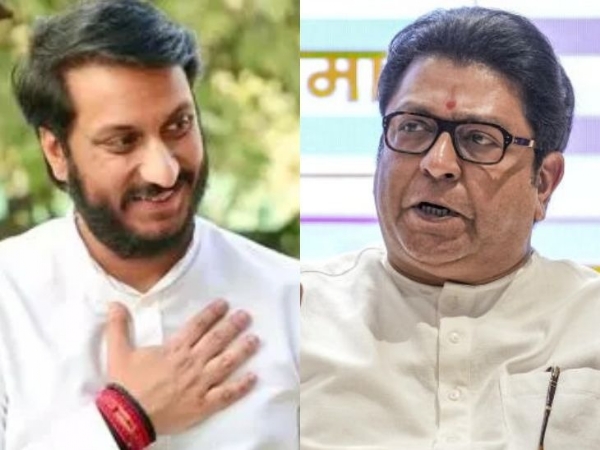 Parth Pawar Meets Raj Thackeray Parth Pawar Meets Raj Thackeray