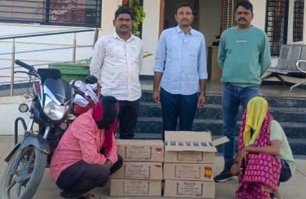 अवैध देशीदारू विक्रीवर पोलिसांची संयुक्त कारवाई चारठाणा - सावरगावतांडा रस्त्यावरील घटना, ७३ हजाराचा मुद्देमाल जप्त