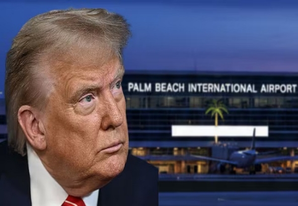 फ्लोरिडातील पाम बीच इंटरनॅशनल एअरपोर्टला आता डोनाल्ड ट्रम्प यांचे नाव