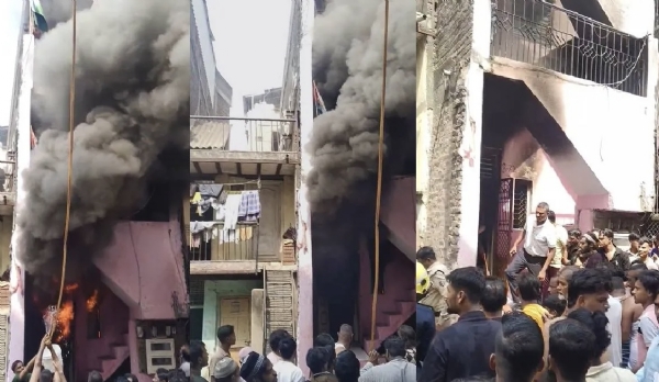 सुरतमध्ये इमारतीला भीषण आग; एकाच कुटुंबातील पाच जणांचा मृत्यू