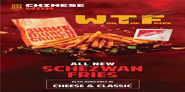 चायनीज वोकने शेझवान फ्राईज केले लाँच