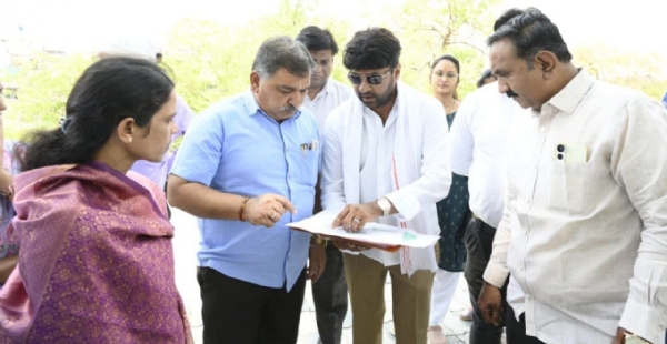 वडाळी उद्यानाचे रुपडे बदलणार : महापौर श्रीचंद तेजवाणी यांची प्रकल्प पाहणी