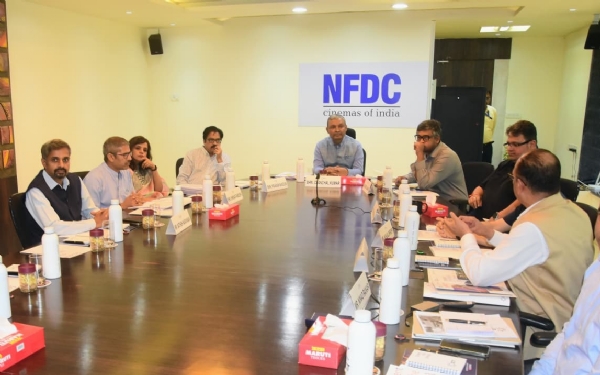 IB Secretary Chanchal Kumar Visits NFDC Complex Mumbai