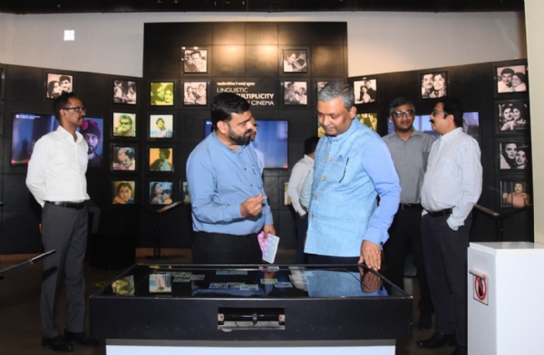 IB Secretary Chanchal Kumar Visits NFDC Complex Mumbai