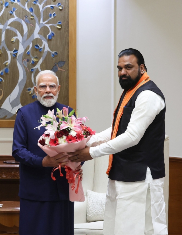 पंतप्रधान नरेंद्र मोदी आणि सम्राट चौधरी यांचा संग्रहित फोटो