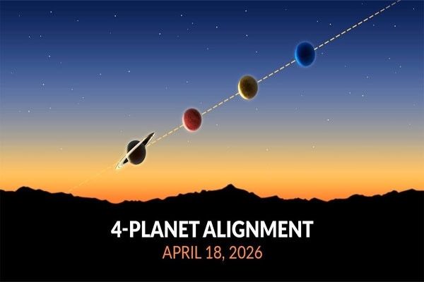 शनिवारी आकाशात दिसणार दुर्मिळ ग्रहांची रांग