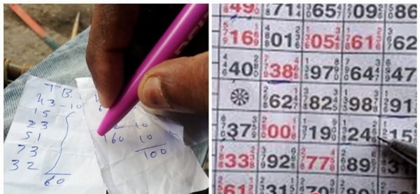 Action taken against illegal gambling in Theronda Khanderaopada