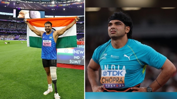 नीरज चोप्रा आणि सुमित अंतिल