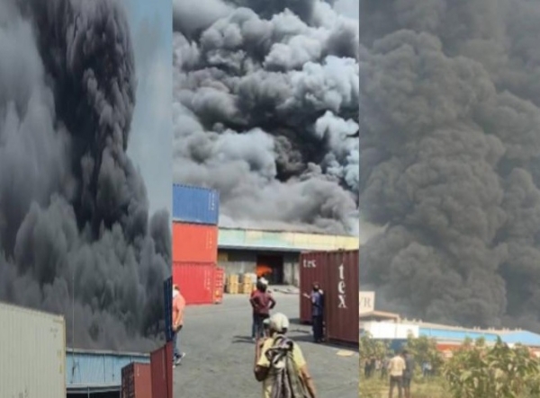 JNPT Fire