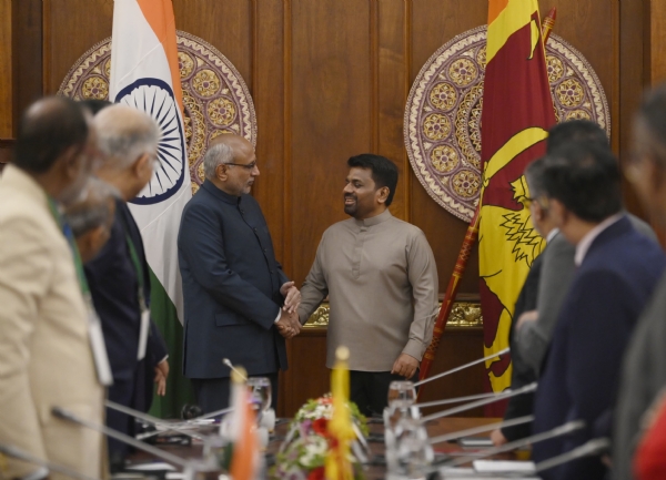 VP Radhakrishnan Meets Sri Lankan President and PM