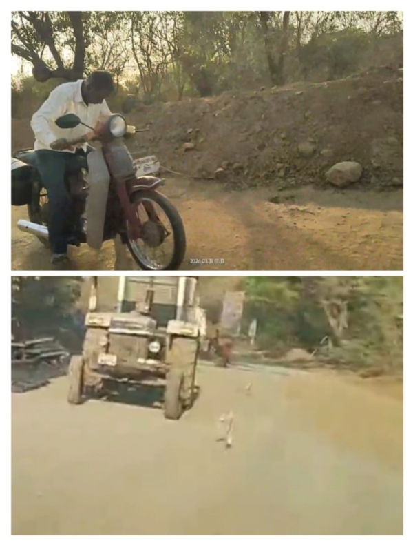 Kedar is careless, citizens are troubled; Risk of accidents on Revdanda-Murud road