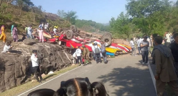 जम्मू- काश्मीर: उधमपूरमध्ये प्रवासी बस खड्ड्यात कोसळून अपघात;१५ जणांचा मृत्यू, अनेक जखमी