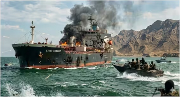 ओमानजवळ आयआरजीसीचा कंटेनर जहाजावर हल्ला; सर्व कर्मचारी सुरक्षित