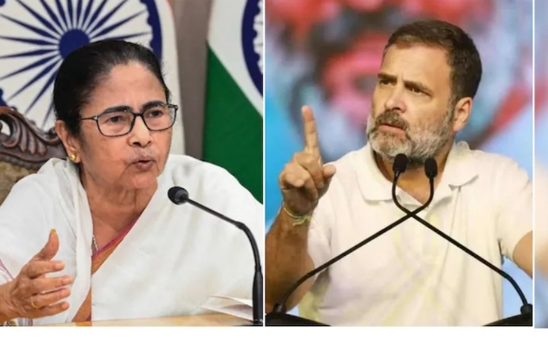 राहुल गांधी आणि ममता बॅनर्जी  यांचा संग्रहित फोटो