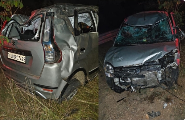 Accident Four Members Vadodara Family Die