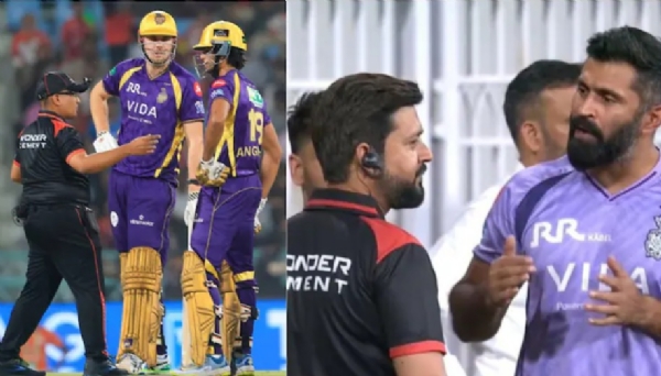 अंगक्रिश रघुवंशीची विकेट वादात